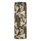 Bats & Poppies,Animal & Floral Design Art Nouveau タンブラー (裏面)