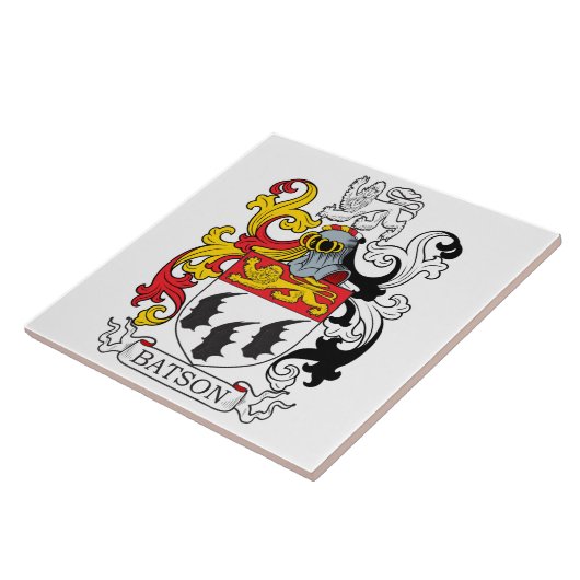 Batsonの家紋 タイル (側面)