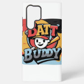 Batt Buddy Cartoon Baseball Mobile Case Samsung Galaxyケース (裏面)