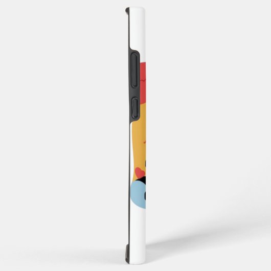 Batt Buddy Cartoon Baseball Mobile Case Samsung Galaxyケース (右側面)