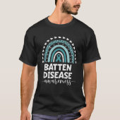 Batten Disease Support Love Cure Batten Disease Aw Tシャツ (正面)