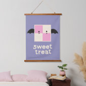Battenberg Buddies - Wood Topped Wall Tapestry 吊り下げ型タペストリー (寝室)