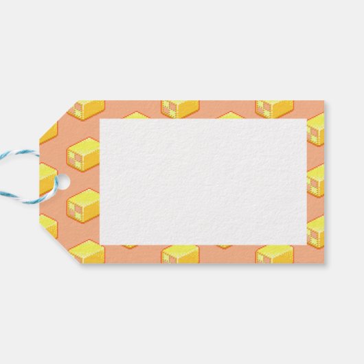 Battenberg Have A Sweet Birthday! Cake Pattern ギフトタグ (裏面横)