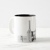 Batterseaの発電所のマグ ツートーンマグカップ (正面左)