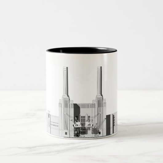 Batterseaの発電所のマグ ツートーンマグカップ (中央)