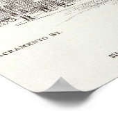 Battery East side CaliforniaとSacramento ポスター (角)