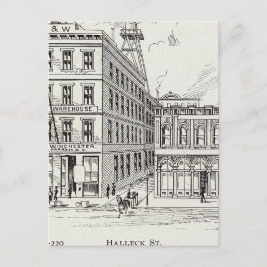 Battery East side CaliforniaとSacramento ポストカード (正面)