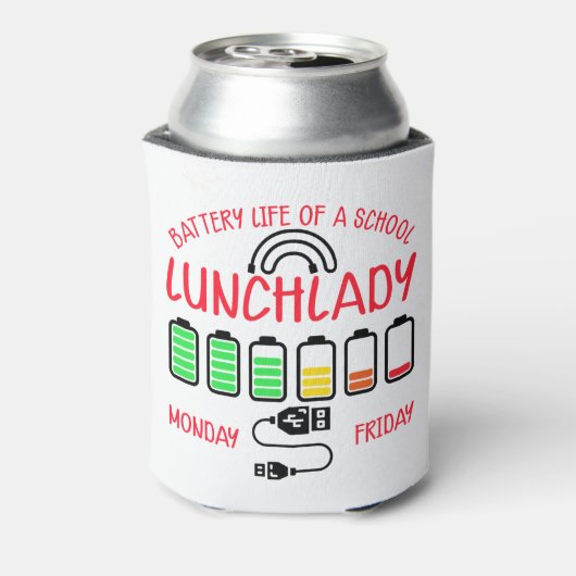 Battery Life Of A School Lunch Lady 缶クーラー (缶裏面)