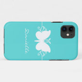 Battfray Swirl BT iPhone 5ケース、アクア Case-Mate iPhoneケース (裏面(横))