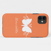 Battfray Swirl BT iPhone 5ケース、オレンジ Case-Mate iPhoneケース (裏面(横))