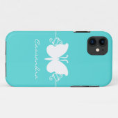 Battfray Swirl CM ID iPhone 5ケース、アクア Case-Mate iPhoneケース (裏面(横))