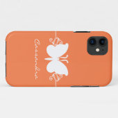 Battfray Swirl CM ID iPhone 5ケース、オレンジ Case-Mate iPhoneケース (裏面(横))