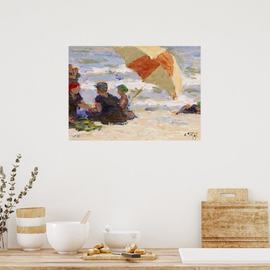 Batthers with ストライプの Amballle, 1920 by Potthast ポスター (キッチン)