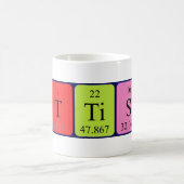 Battista定期テーブル名mag コーヒーマグカップ (中央)