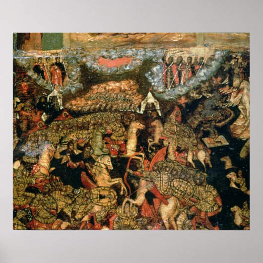 Battle between the Russian and Tatar troops ポスター (正面)