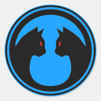 Battle Catsロゴシール（20枚） ラウンドシール