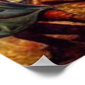 Battle in Village Digital Art Poster #02 ポスター (角)