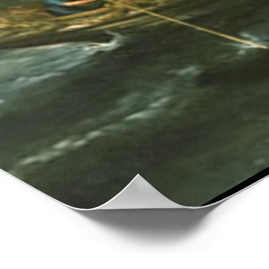 Battle of Actium Vintage Poster ポスター (角)