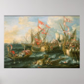 Battle of Actium Vintage Poster ポスター (正面)
