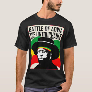 Battle of Adwa 125th Year Victory Menelik II Tシャツ