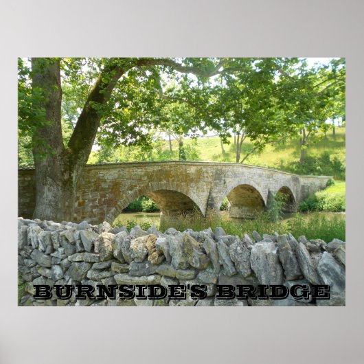 Battle of Antietam: Burnside's Bridge Photo Poster ポスター (正面)