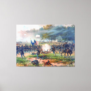 Battle of Antietam Thure de Thulstrup 1887 Restore キャンバスプリント