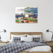Battle of Antietam Thure de Thulstrup 1887 Restore キャンバスプリント (インサイチュ (寝室))