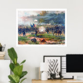 Battle of Antietam Thure de Thulstrup 1887 Restore ポスター (ホームオフィス)