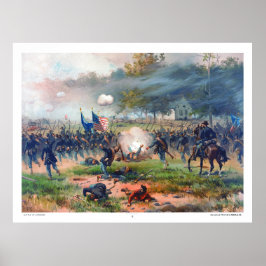 Battle of Antietam Thure de Thulstrup 1887 Restore ポスター