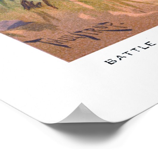 Battle of Antietam Thure de Thulstrup 1887 Restore ポスター (角)