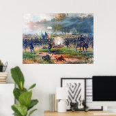 Battle of Antietam Thure de Thulstrup 1887 Restore ポスター (ホームオフィス)