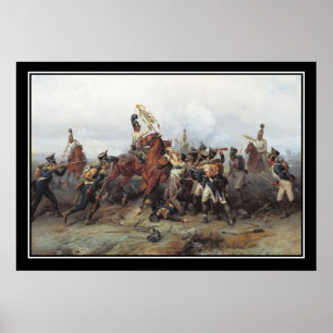 Battle of Austerlitz Loss of an Standard Poster ポスター