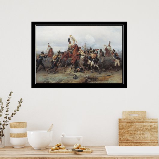 Battle of Austerlitz Loss of an Standard Poster ポスター (キッチン)