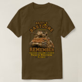 Battle of Bastogne 1944 Remember Tシャツ (デザイン正面)
