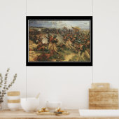 Battle of Borodino Napoleon Vintage Poster ポスター (キッチン)