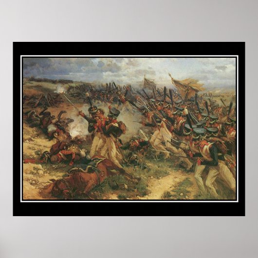 Battle of Borodino Napoleon Vintage Poster ポスター (正面)