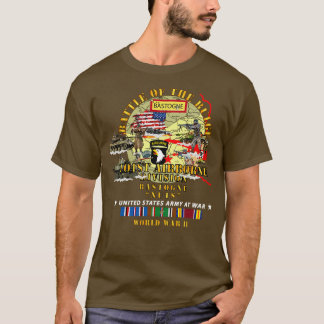 Battle of Bulge w Map w EUR SVC V1 Tシャツ