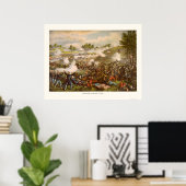 Battle of Bull Run by Kurz and Allison 1889 ポスター (ホームオフィス)