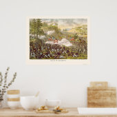 Battle of Chickamauga by Kurz and Allison 1863 ポスター (キッチン)