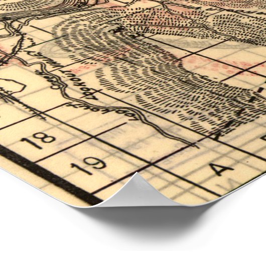 Battle of Chickamauga - Civil War Panoramic Map 2 ポスター (角)