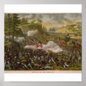 Battle of Chickamauga, published circa 1890 ポスター (正面)