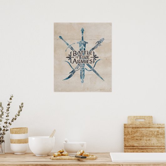 BATTLE OF FIVE MAINS™ロゴ ポスター (キッチン)