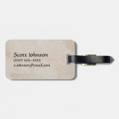 BATTLE OF FIVE MAINS™ロゴ ラゲッジタグ (裏面横)