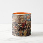 Battle of Grunwald (Medieval Military Scene) (War) ツートーンマグカップ (中央)