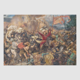 Battle of Grunwald (Medieval Military Scene) (War) 薄葉紙