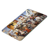 BATTLE OF HERACLIUS by Piero Della Francesca マグネット (左側)