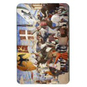 BATTLE OF HERACLIUS by Piero Della Francesca マグネット (縦)