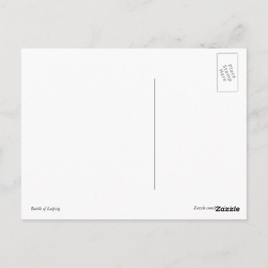 Battle of Leipzig ポストカード (裏面)