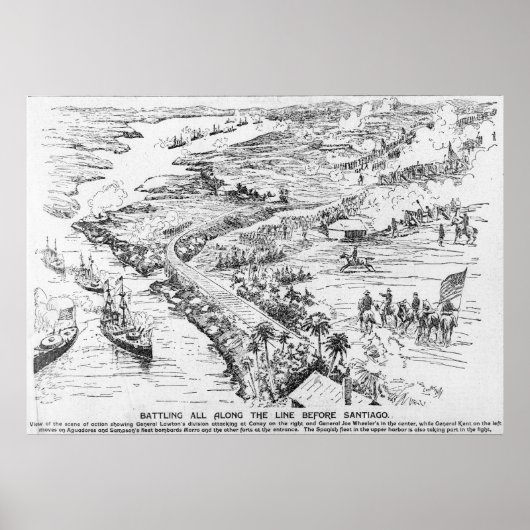 Battle of Santiago ポスター (正面)
