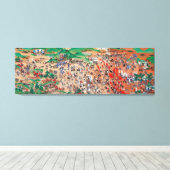 Battle of Sekigahara 関ヶ原の戦 キャンバスプリント (インサイチュ (ウッドフロア))